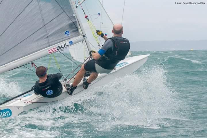 Top Gillard & Richard Anderton win the Fireball Worlds in South Africa photo copyright Stuart Parker taken at Mossel Bay Yacht and Boat Club and featuring the Fireball class