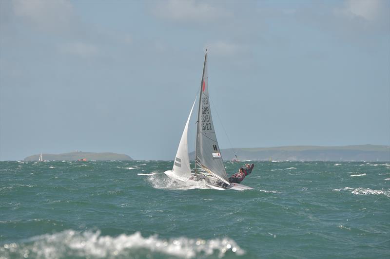 Dave Hall & Paul Constable during the Fireball Worlds in Pwllheli photo copyright Lee Whitehead / www.photolounge.co.uk taken at Pwllheli Sailing Club and featuring the Fireball class