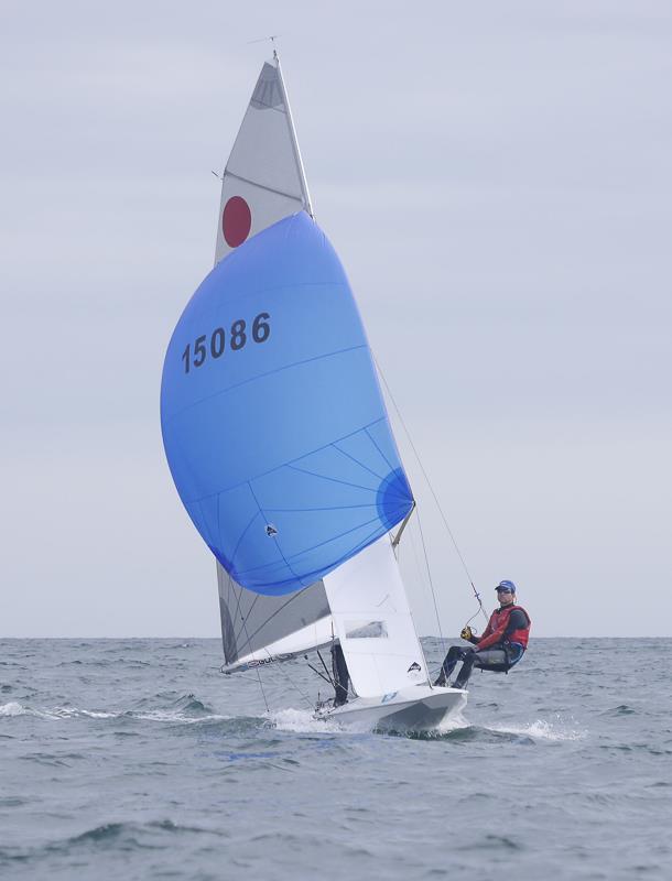 Day 5 of the Gul Fireball Europeans & Nationals at Lyme Regis photo copyright Pauline Rook taken at Lyme Regis Sailing Club and featuring the Fireball class