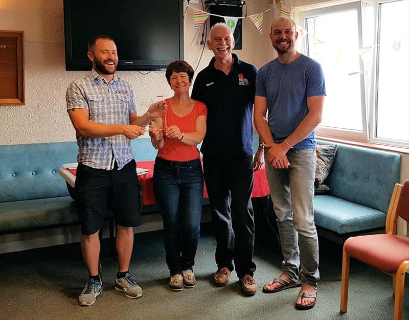 Tom Gillard & Geoff Edwards win the PODD 2018 photo copyright Paignton Sailing Club taken at Paignton Sailing Club and featuring the Fireball class