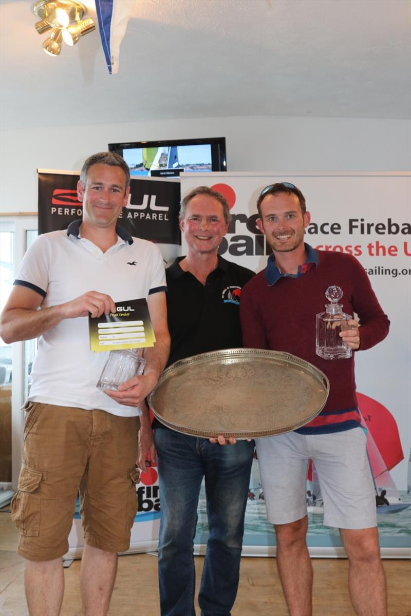 Ian Dobson & Richard Wagstaff win the Gul Fireball National Championship at Penzance photo copyright Lee Whitehead / www.photolounge.co.uk taken at Penzance Sailing Club and featuring the Fireball class