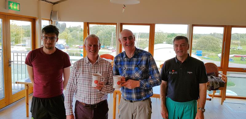 Conall Holohan, Grattan Donnelly & Frank Miller DMYC, 3rd, John Leech at the Fireball Munsters photo copyright Frank Miller taken at Lough Derg Yacht Club and featuring the Fireball class