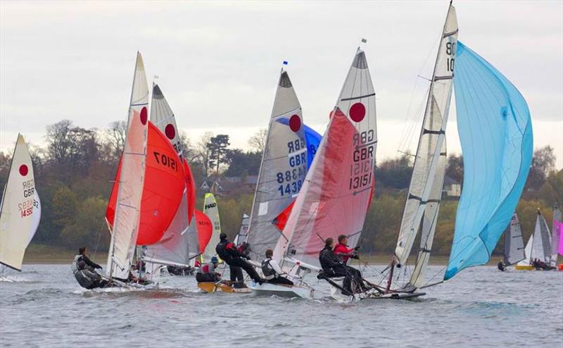 Fernhurst Books Draycote Dash photo copyright Tim Olin / www.olinphoto.co.uk taken at Draycote Water Sailing Club and featuring the Fireball class