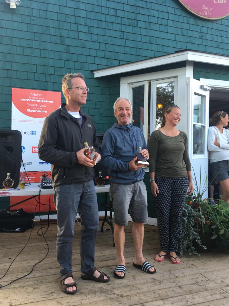 Claude Mermod and Ruedi Moser finish 2nd in the Fireball North American Championships photo copyright Derian Scott taken at Pointe Claire Yacht Club and featuring the Fireball class