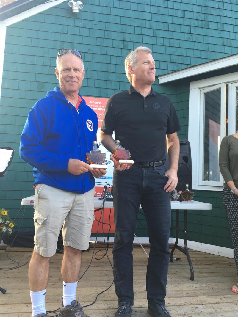 Joe Jospe and Tom Egli finish 3rd in the Fireball North American Championships photo copyright Derian Scott taken at Pointe Claire Yacht Club and featuring the Fireball class