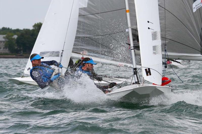 Fireball North American Championships photo copyright Urs Hardi taken at Pointe Claire Yacht Club and featuring the Fireball class