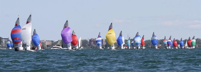 Fireball World Championship at Pointe Claire YC photo copyright Urs Haerdi taken at Pointe Claire Yacht Club and featuring the Fireball class