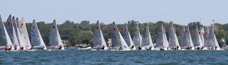 Fireball World Championship at Pointe Claire YC photo copyright Urs Haerdi taken at Pointe Claire Yacht Club and featuring the Fireball class