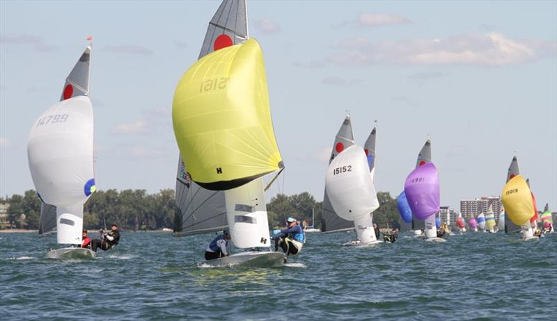 Fireball World Championship at Pointe Claire YC photo copyright Urs Haerdi taken at Pointe Claire Yacht Club and featuring the Fireball class