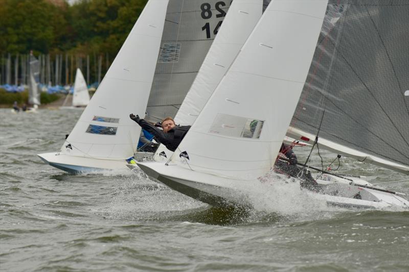 Fireballs at Chew Valley Lake photo copyright Errol Edwards taken at Chew Valley Lake Sailing Club and featuring the Fireball class