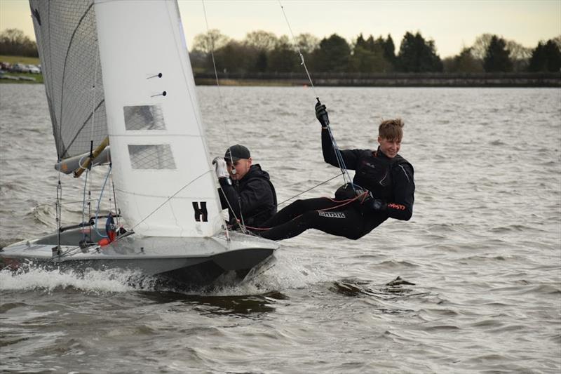 Blithfield Barrel Round 2 photo copyright Neil David taken at Blithfield Sailing Club and featuring the Fireball class