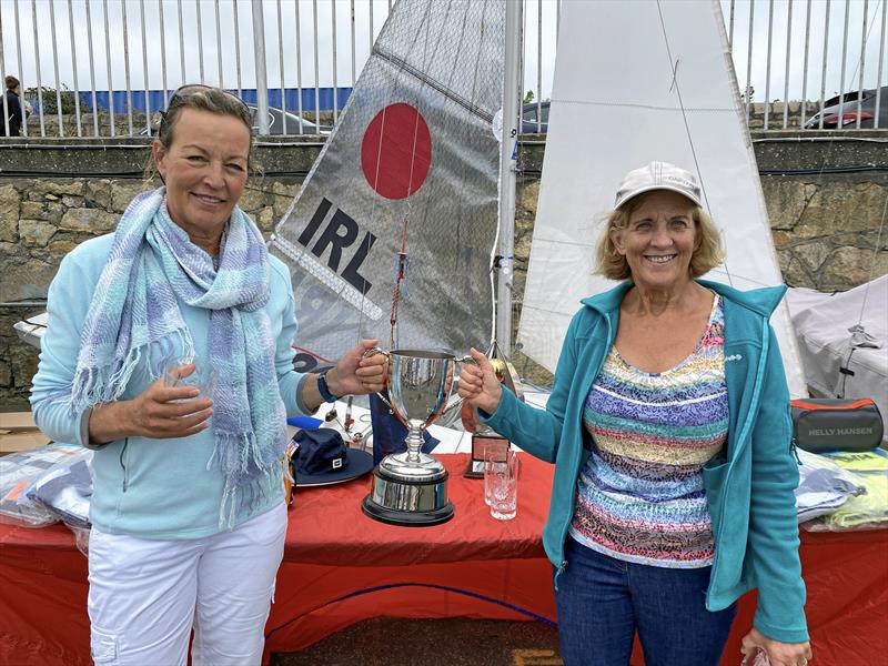 Helly Hansen Irish Fireball Championships - 2nd Overall; Louise McKenna and Hermine O'Keeffe photo copyright Frank Miller taken at Dun Laoghaire Motor Yacht Club and featuring the Fireball class