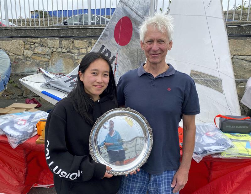 Helly Hansen Irish Fireball Championships - Silver Fleet Winners; Clodagh Nash and Glen Fisher photo copyright Frank Miller taken at Dun Laoghaire Motor Yacht Club and featuring the Fireball class