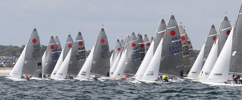 2018 Gul Fireball Worlds at Carnac photo copyright Urs Kueblis taken at Yacht Club de Carnac and featuring the Fireball class