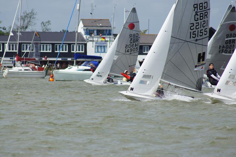 Club race at Blackwater Sailing Club photo copyright Ian Johnson taken at Blackwater Sailing Club and featuring the Fireball class