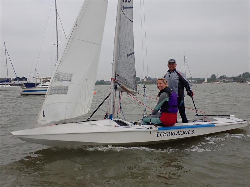 Round the Islands RNLI Fundraiser Races at Blackwater SC photo copyright Zoe Nelson taken at Blackwater Sailing Club and featuring the Fireball class