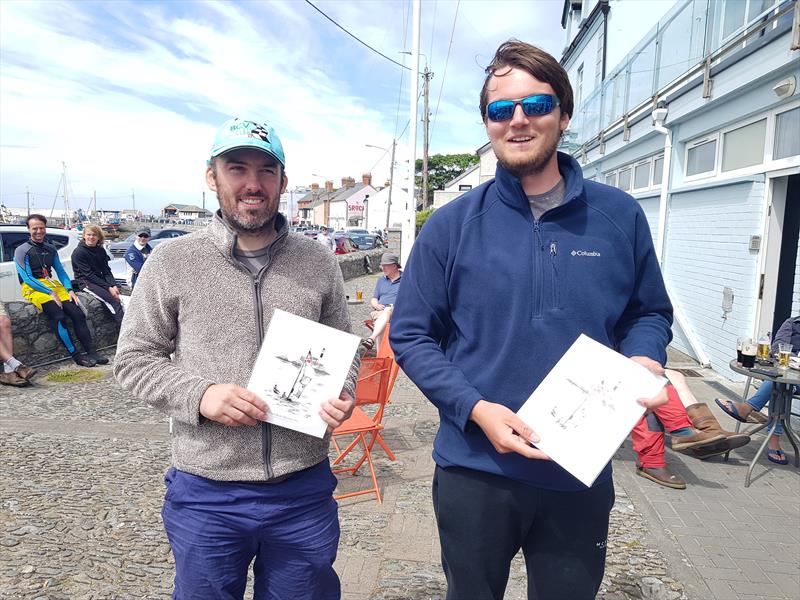 Daniel Thompson (right) and Ronan Wallace win Fireball Leinster Championship at Skerries photo copyright Frank Miller taken at Skerries Sailing Club and featuring the Fireball class
