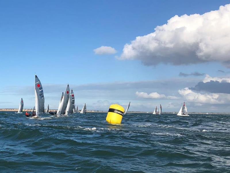 2021 Gul Fireball UK Nationals day 2 photo copyright Simon Benson taken at Hayling Island Sailing Club and featuring the Fireball class