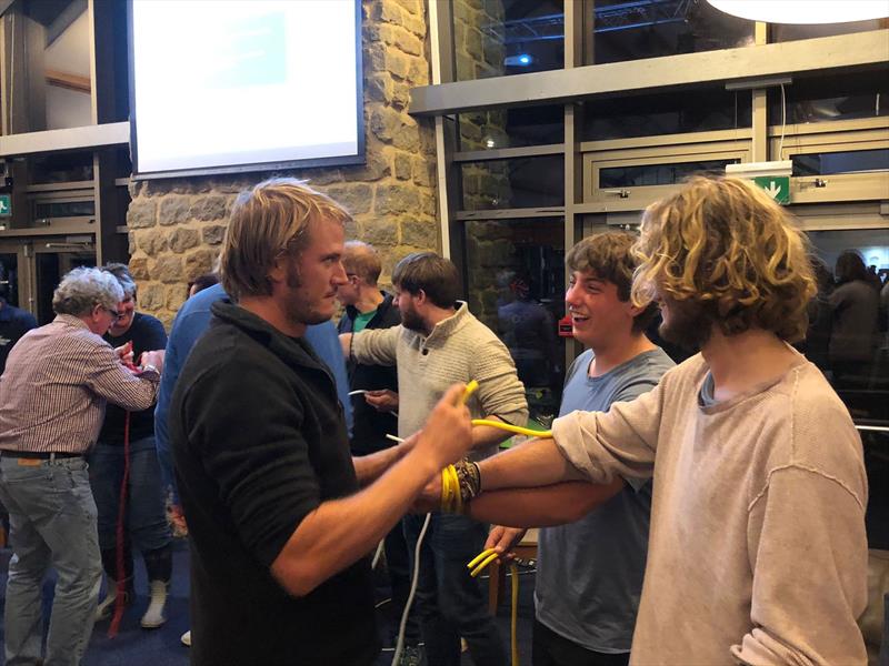 Ropelocker night at the 2021 Gul Fireball UK Nationals photo copyright Simon Benson taken at Hayling Island Sailing Club and featuring the Fireball class