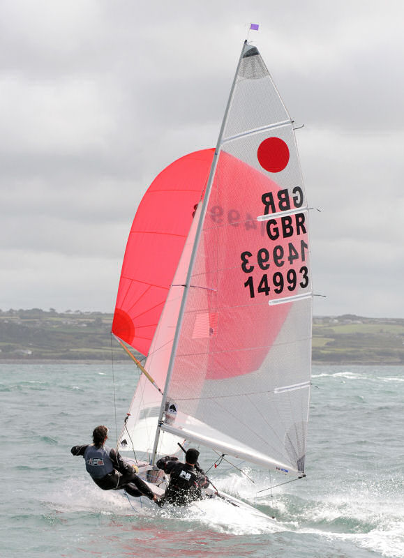 David Wade & Ben McGrane  photo copyright Lee Whitehead / www.photolounge.co.uk taken at Lyme Regis Sailing Club and featuring the Fireball class