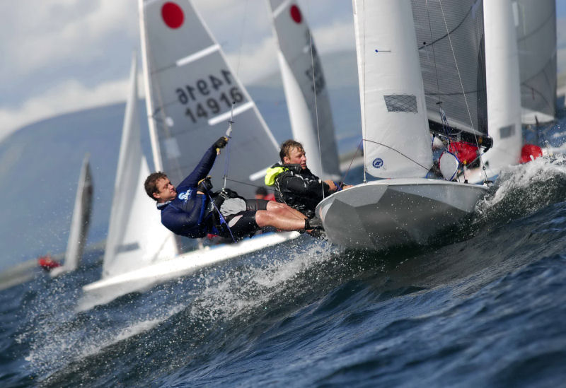 Kenneth Rumball and Karl Cooney during the Irish Fireball nationals photo copyright Olivier Bauduin / Ob2 Photography taken at Mayo Sailing Club and featuring the Fireball class