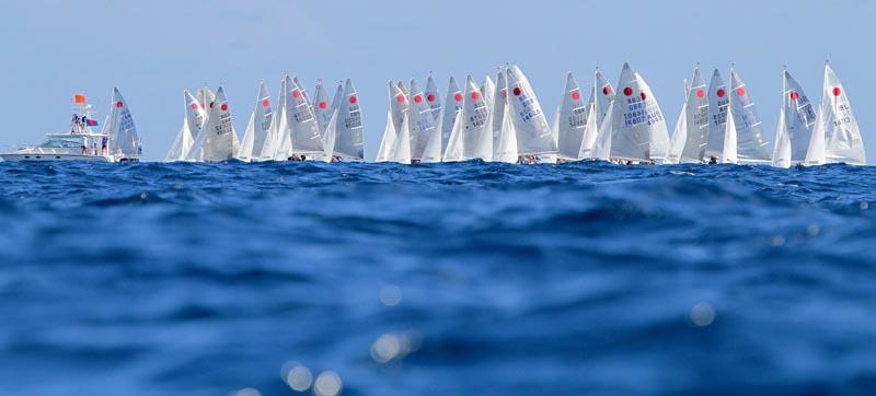 Fireball worlds in Barbados day 2 photo copyright Tom Gruitt / www.fotoboat.com taken at Barbados Yacht Club and featuring the Fireball class
