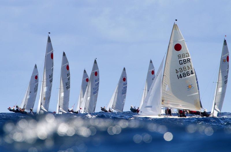 Fireball worlds in Barbados day 3 photo copyright Tom Gruitt / www.fotoboat.com taken at Barbados Yacht Club and featuring the Fireball class
