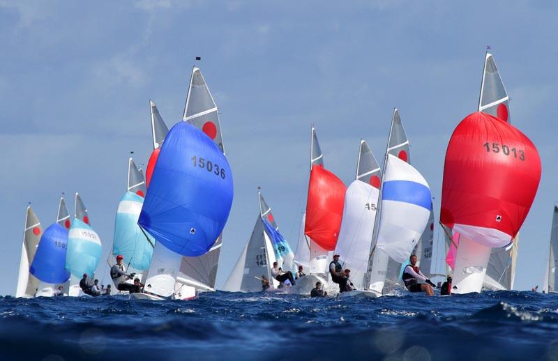 Fireball worlds in Barbados day 3 photo copyright Tom Gruitt / www.fotoboat.com taken at Barbados Yacht Club and featuring the Fireball class
