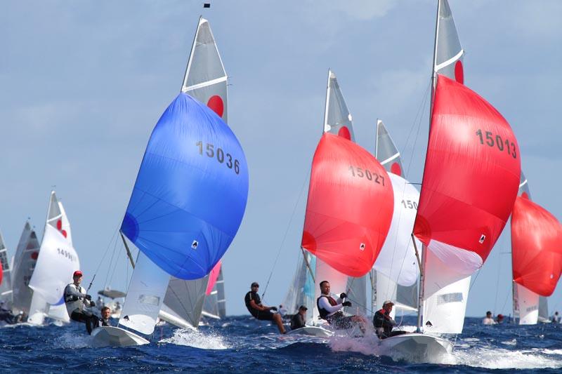 Fireball worlds in Barbados day 3 photo copyright Tom Gruitt / www.fotoboat.com taken at Barbados Yacht Club and featuring the Fireball class