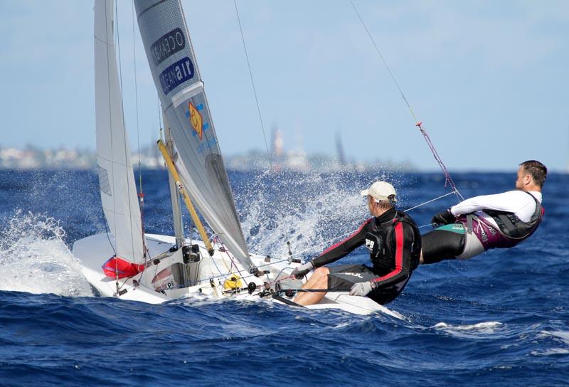 Fireball worlds in Barbados day 3 photo copyright Tom Gruitt / www.fotoboat.com taken at Barbados Yacht Club and featuring the Fireball class