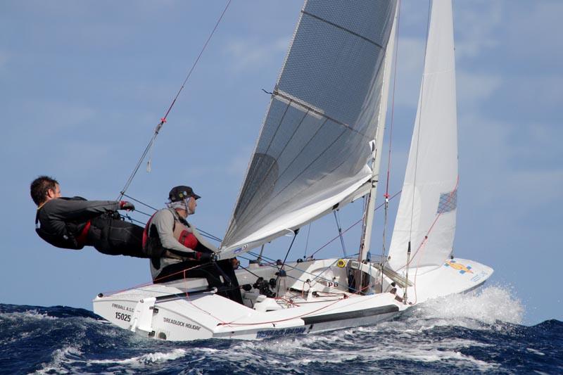 Fireball worlds in Barbados day 3 photo copyright Tom Gruitt / www.fotoboat.com taken at Barbados Yacht Club and featuring the Fireball class