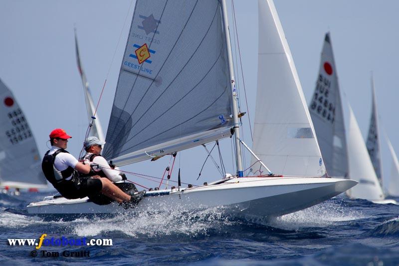 Fireball worlds in Barbados day 6 photo copyright Tom Gruitt / www.fotoboat.com taken at Barbados Yacht Club and featuring the Fireball class