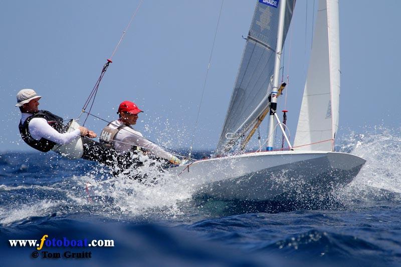 Fireball worlds in Barbados day 6 photo copyright Tom Gruitt / www.fotoboat.com taken at Barbados Yacht Club and featuring the Fireball class