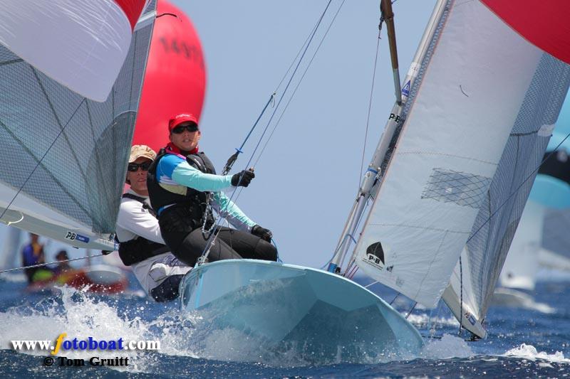 Fireball worlds in Barbados day 6 photo copyright Tom Gruitt / www.fotoboat.com taken at Barbados Yacht Club and featuring the Fireball class