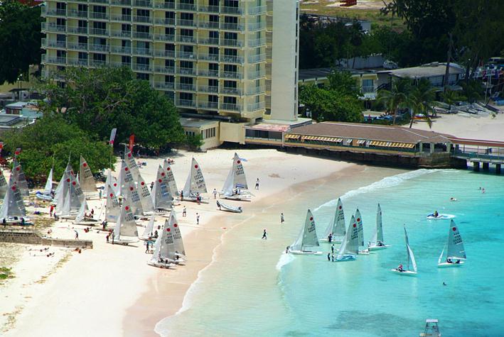 Stunning conditions for the 2010 Fireball worlds in Barbados photo copyright www.barbados-photography.com taken at Barbados Yacht Club and featuring the Fireball class