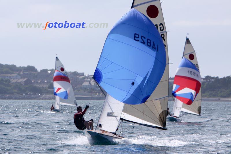 Fireballs at the Weymouth Regatta photo copyright Steve Bell / www.fotoboat.com taken at  and featuring the Fireball class