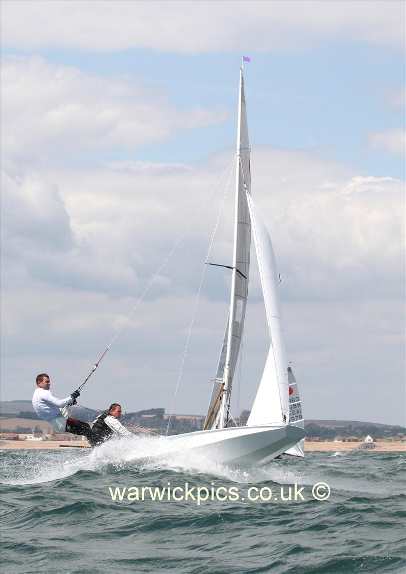 Fireballs at Shoreham photo copyright Warwick Baker / www.warwickpics.com taken at Shoreham Sailing Club and featuring the Fireball class