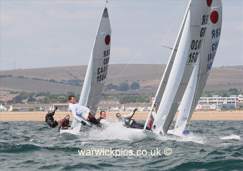 Fireballs at Shoreham photo copyright Warwick Baker / www.warwickpics.com taken at Shoreham Sailing Club and featuring the Fireball class