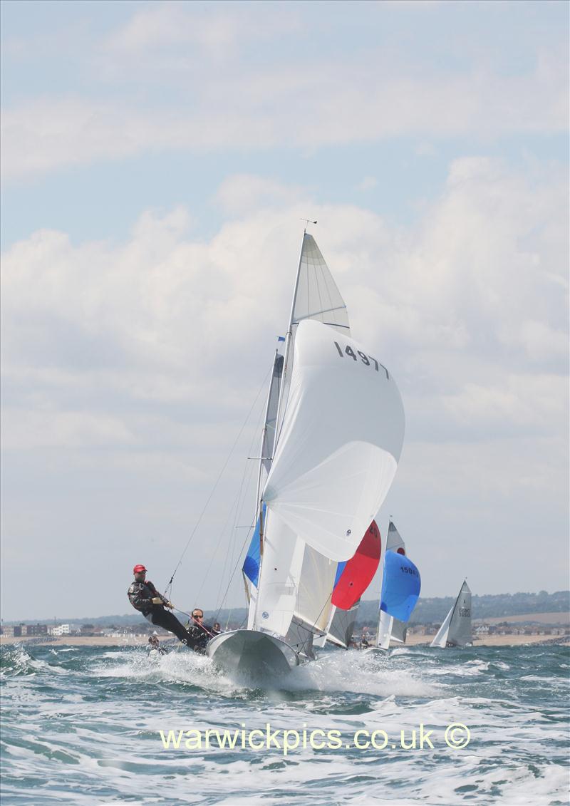 Fireballs at Shoreham photo copyright Warwick Baker / www.warwickpics.com taken at Shoreham Sailing Club and featuring the Fireball class