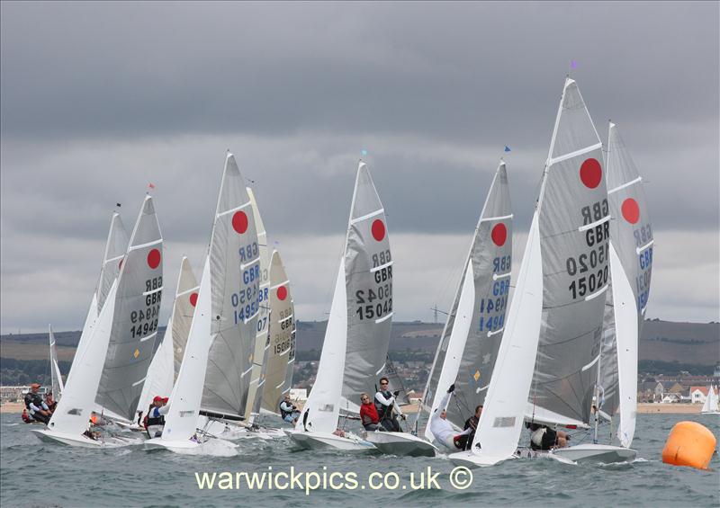 Fireballs at Shoreham photo copyright Warwick Baker / www.warwickpics.com taken at Shoreham Sailing Club and featuring the Fireball class