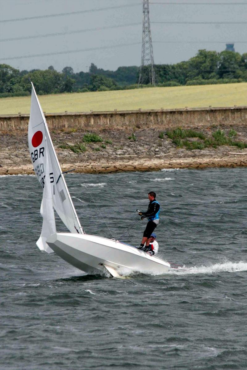 Racing in the Summer Regatta at Staunton Harold photo copyright Andy Foskett taken at Staunton Harold Sailing Club and featuring the Fireball class