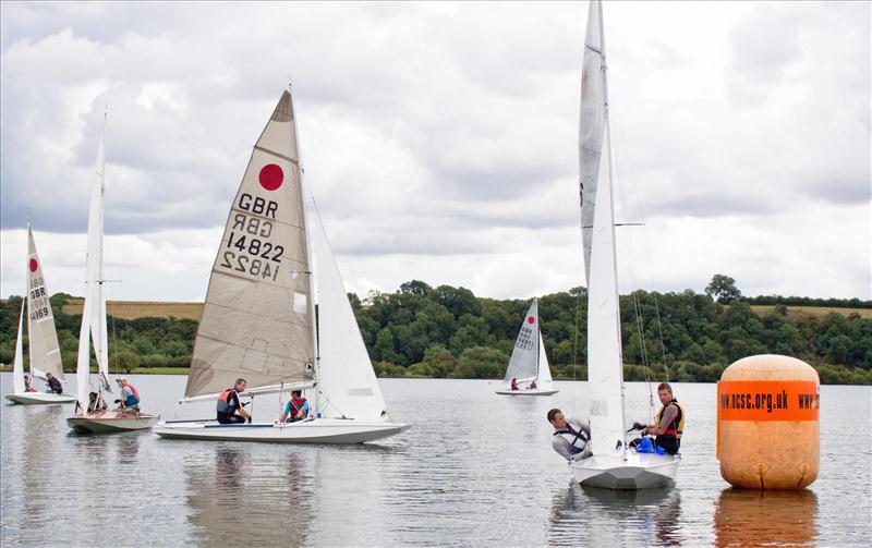 Fireballs at Notts County photo copyright David Eberlin taken at Notts County Sailing Club and featuring the Fireball class