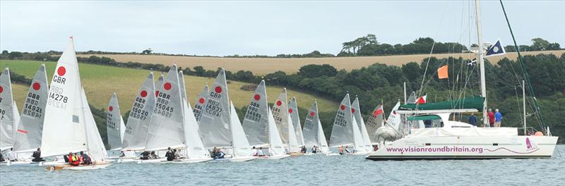 Fireball nationals at Restronguet day 1 photo copyright Lee Whitehead / www.photolounge.co.uk taken at Restronguet Sailing Club and featuring the Fireball class