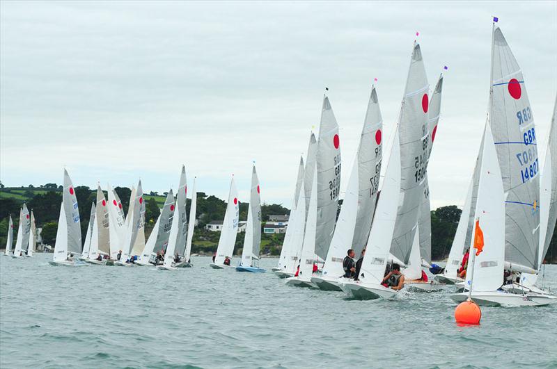 Fireball nationals at Restronguet day 1 photo copyright Lee Whitehead / www.photolounge.co.uk taken at Restronguet Sailing Club and featuring the Fireball class