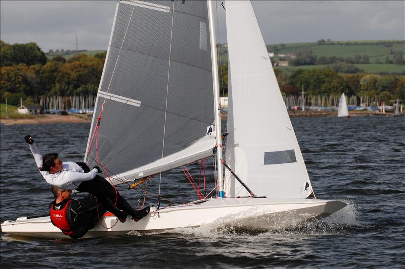 Ralph Singleton and Marisa Foster compete at Chew photo copyright Errol Edwards taken at Chew Valley Lake Sailing Club and featuring the Fireball class