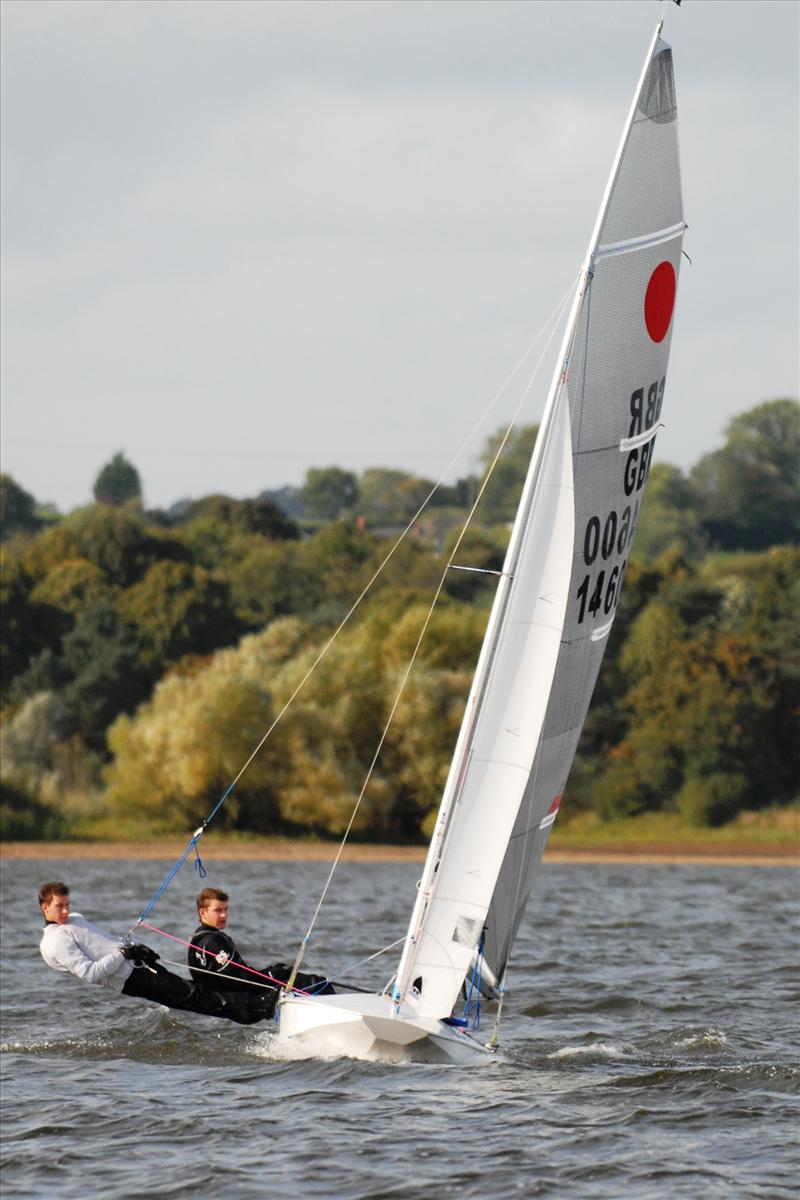 Anthony and James Willcocks compete at Chew photo copyright Errol Edwards taken at Chew Valley Lake Sailing Club and featuring the Fireball class