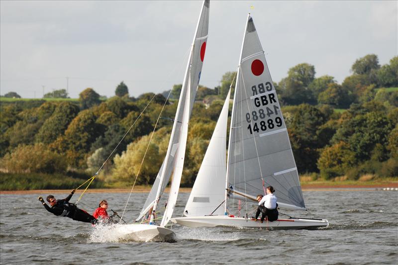 Fireballs compete at Chew photo copyright Errol Edwards taken at Chew Valley Lake Sailing Club and featuring the Fireball class