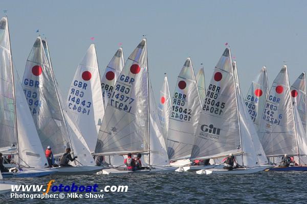 A crisp day for the Fireball Inland Championships photo copyright Mike Shaw / www.fotoboat.com taken at Draycote Water Sailing Club and featuring the Fireball class