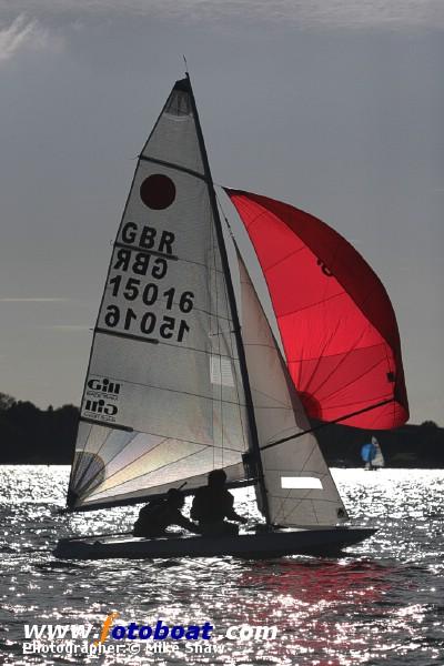 A crisp day for the Fireball Inland Championships photo copyright Mike Shaw / www.fotoboat.com taken at Draycote Water Sailing Club and featuring the Fireball class