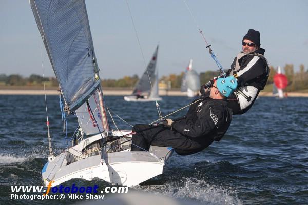 A crisp day for the Fireball Inland Championships photo copyright Mike Shaw / www.fotoboat.com taken at Draycote Water Sailing Club and featuring the Fireball class